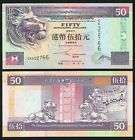 Hong Kong  50 Dollars 2002 P 286 UNC  