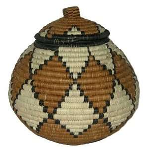 Zulu Llala Palm Ukhamba Basket 