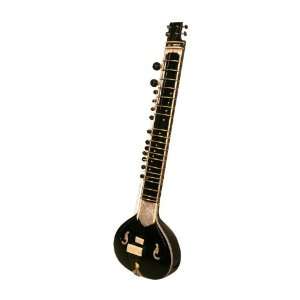  Sitar, Flat Wooden Toomba Musical Instruments