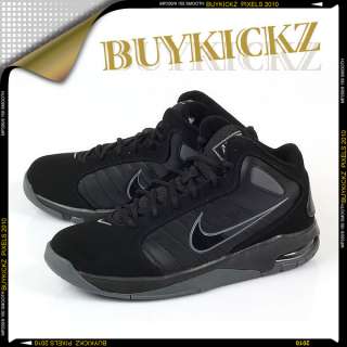 Nike Air Team Hyped Black/Dark Grey Basketball Max Mens 407655 001 