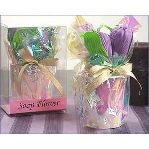   Soap Tulips In Flower Pot   Wedding Party Favors