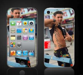 iPod Touch 4th Gen DJ Pauly D Jersey Shores Skins WoW 2  