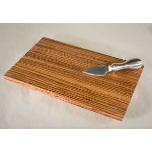 Cheese Serving Board   African Zebrawood