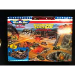  Micro Machines Military Shadow Rock Battle Base: Toys 
