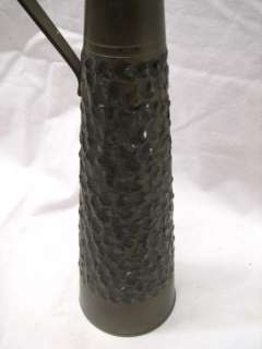 lovely Dutch modern styled slender pewter bud vase. Marked Perletinn 