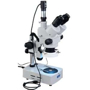   Stereo Microscope + USB Digital Camera and 54 LED Ring Light
