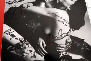 SCORPIONS LOVE AT FIRST STING FULLY SIGNED MINT LP 1984  