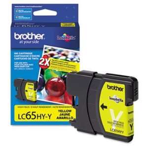 Brother LC65HYY (LC 65HYY, LC 65 HYY) Yellow High Yield OEM Genuine 