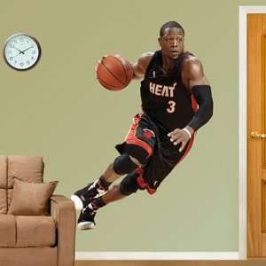  Dwyane Wade Drives Miami Heat NBA Fathead REAL.BIG Wall 