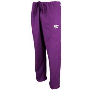  Kansas State Wildcats Purple Scrub Pants (Large) Sports 