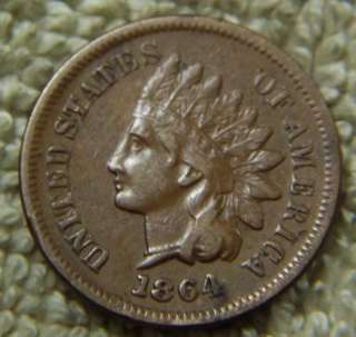   1864l indian cent that is part of a high grade listing this week