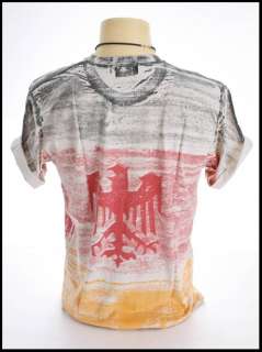 New Indie Diy Dye Discharge Germany Flag T Shirt S XL  