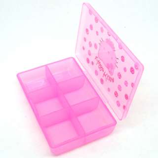 Hello Kitty Medicine Pill Tablet Box Case Holder  