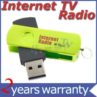 USB Worldwide Internet Radio TV Card Audio player Green  