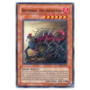  Incinerator / Single YuGiOh Card in Protective Sleeve Toys & Games