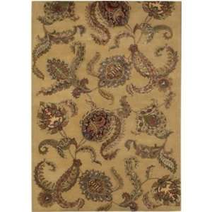  Floral Givenry Larkspur Ivory Contemporary Rug Size 