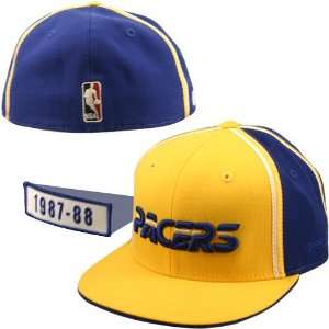 Reebok Indiana Pacers Hardwood Classics Fitted Hat  Sports 