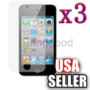 3x Clear Screen Protector for Apple iPod Touch 4 4G  