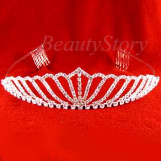 ADDL Item  rhinestone crystal crown tiara headband 