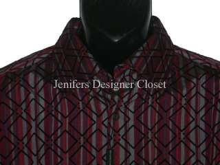 NWT JHANE BARNES mens designer shirt SILK $195 XL  