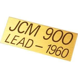  Original Marshall JCM 900 Lead Plate Musical Instruments