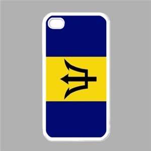    Barbados Flag White Iphone 4   Iphone 4s Case