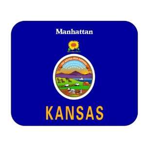  US State Flag   Manhattan, Kansas (KS) Mouse Pad 