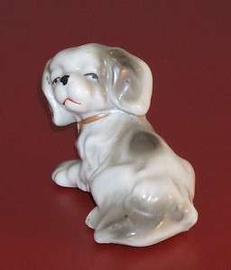 JAPAN porcelain Japanese Chin dog figurine Vintage 4 inches long 