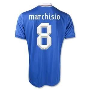  Puma Italy 2012 MARCHISIO Home Soccer Jersey: Sports 
