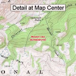   Map   Mowich Lake, Washington (Folded/Waterproof): Sports & Outdoors