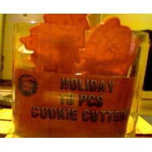 Holiday 10 Pcs Cookie Cutters (Christmas Time): Home 