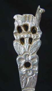 Vintage PERU Llama Sterling Silver Souvenir Spoon  
