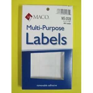  Maco, Multi Purpose Label, MS 2028, 1 1/4 x 1 3/4 