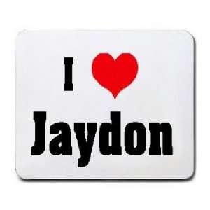  I Love/Heart Jaydon Mousepad