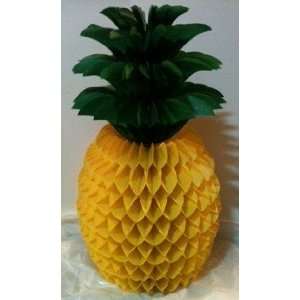 Huge Honeycomb Pineapple Luau Party Decorations (10 3/4 x 10 3/4 x 20 