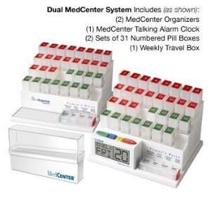  NEW MEDCENTER 70354 DELUXE DUAL SYSTEM MEDCENTER ORGANIZER 