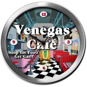  VENEGAS 14 Inch Cafe Metal Clock Quartz Movement Kitchen 