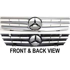 New Front Grille Insert Silver MB SL Class Mercedes Benz SL320 97 96 