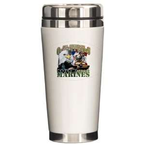 Ceramic Travel Drink Mug All American Outfitters The Few The Proud The 