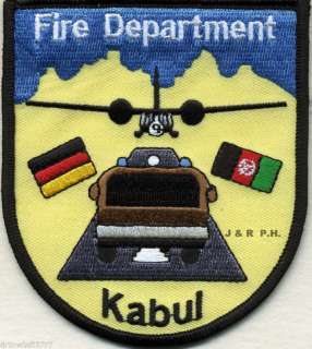 Kabul, Afghanistan fire patch  
