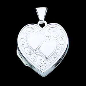  Sterling Silver Heart Locket: Jewelry