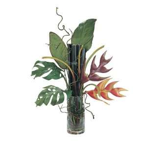  Heliconia Lobster Claw w/Bamboo Arrangement Liquid 