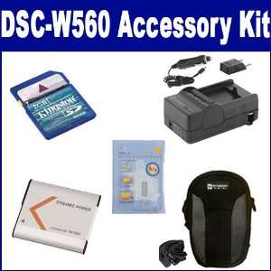  Sony DSC W560 Digital Camera Accessory Kit includes 