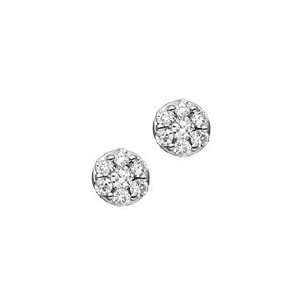    14kt. White Gold, 1/2 ct. tw. Endless Diamond Earrings Jewelry