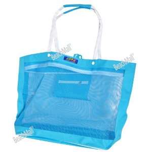  Deluxe Oversized Mesh Tote with Zipper Closure Sports 