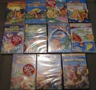 11 vol LAND BEFORE TIME 2 3 4 5 6 7 8 9 10 12 13 DVD  