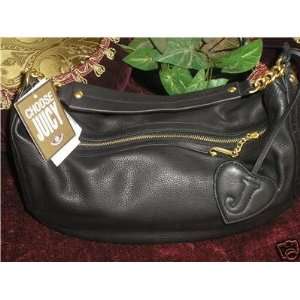  Juicy Couture Black Leather Handbag 