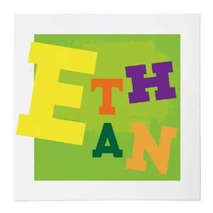  Jumbled Ethan 20x20 Gallery Wrapped Canvas: Baby