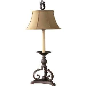    Uttermost Ornate Scroll Tall Buffet Table Lamp: Home Improvement