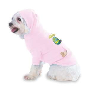 Kaiden Rocks My World Hooded (Hoody) T Shirt with pocket for your Dog 